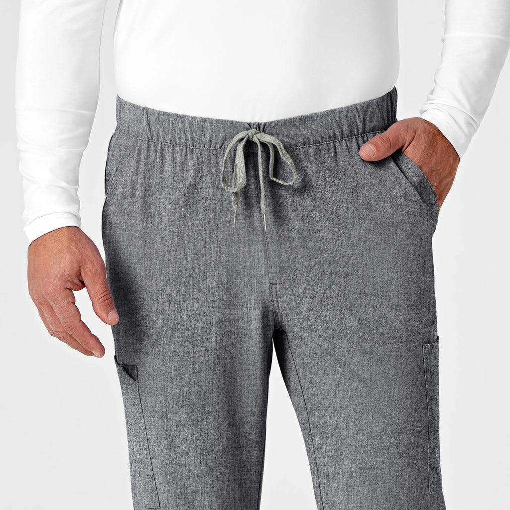 Wink Scrubs Men's Jogger Scrub Pant Grey Heather | scrub-supply.com