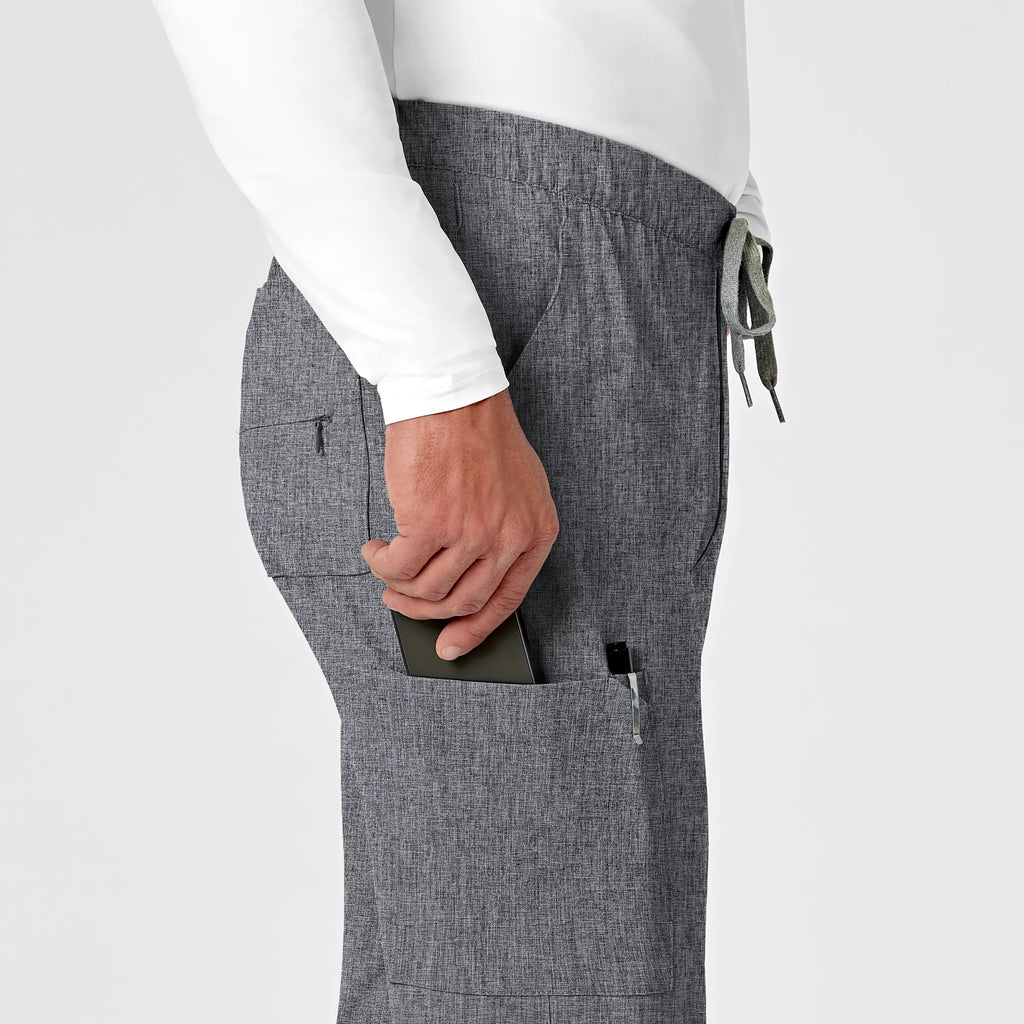 Wink Scrubs Men's Jogger Scrub Pant Grey Heather | scrub-supply.com