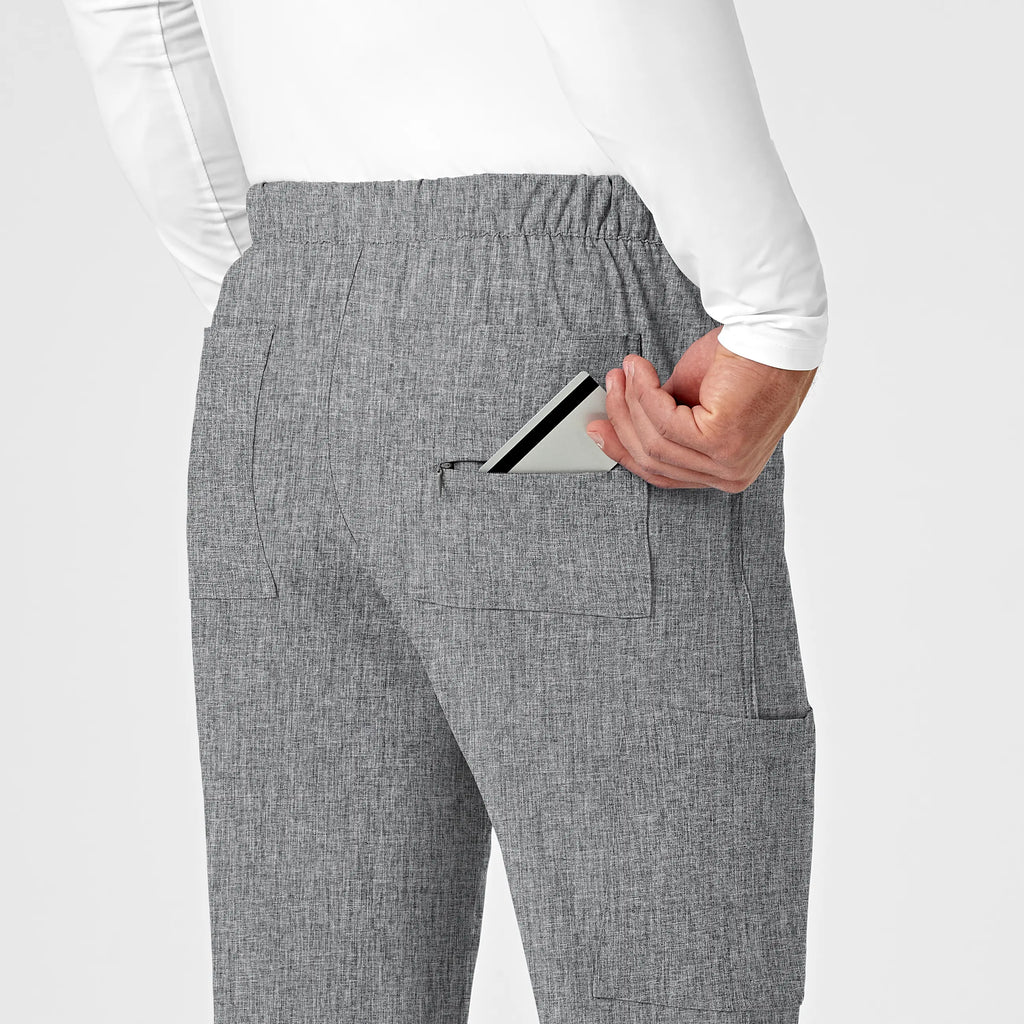 Wink Scrubs Men's Jogger Scrub Pant Grey Heather | scrub-supply.com