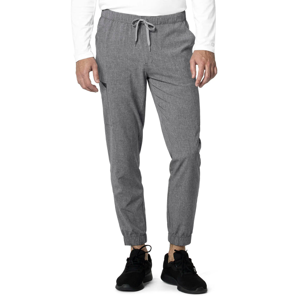 Wink Scrubs Men's Jogger Scrub Pant Grey Heather | scrub-supply.com