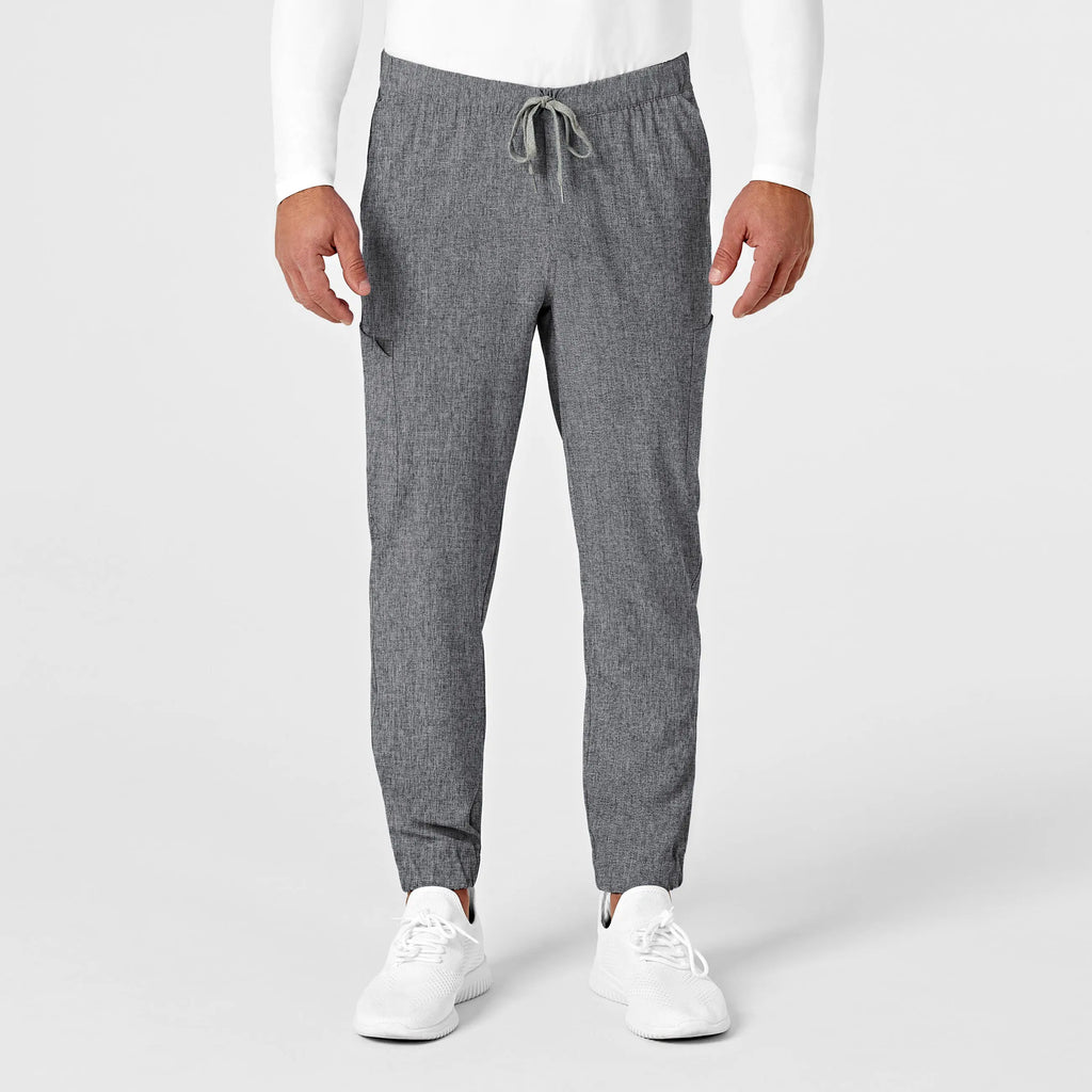 Wink Scrubs Men's Jogger Scrub Pant Grey Heather | scrub-supply.com