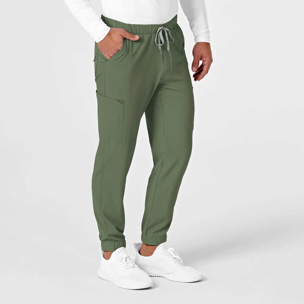 Wink Scrubs Men's Jogger Scrub Pant Olive | scrub-supply.com