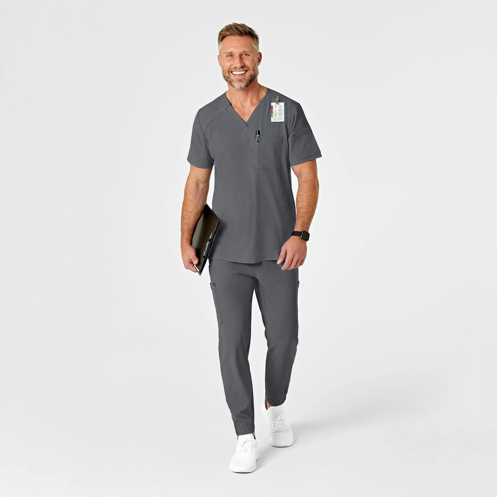 Wink Scrubs Men's Jogger Scrub Pant Pewter | scrub-supply.com