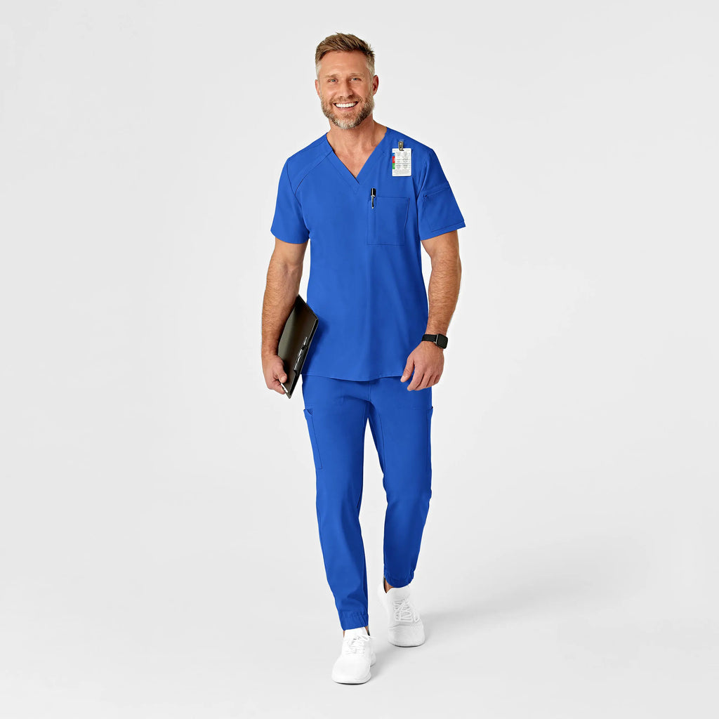 Wink Scrubs Men's Jogger Scrub Pant Royal Blue | scrub-supply.com