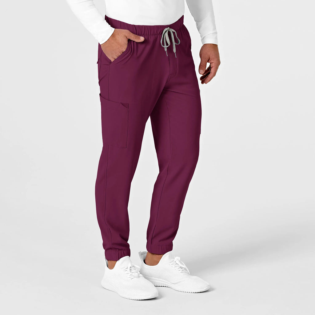 Wink Scrubs Men's Jogger Scrub Pant Wine | scrub-supply.com