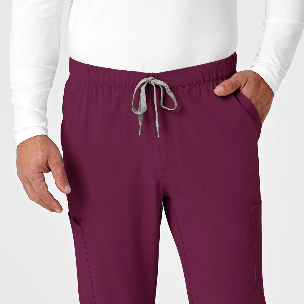 Wink Scrubs Men's Jogger Scrub Pant Wine | scrub-supply.com