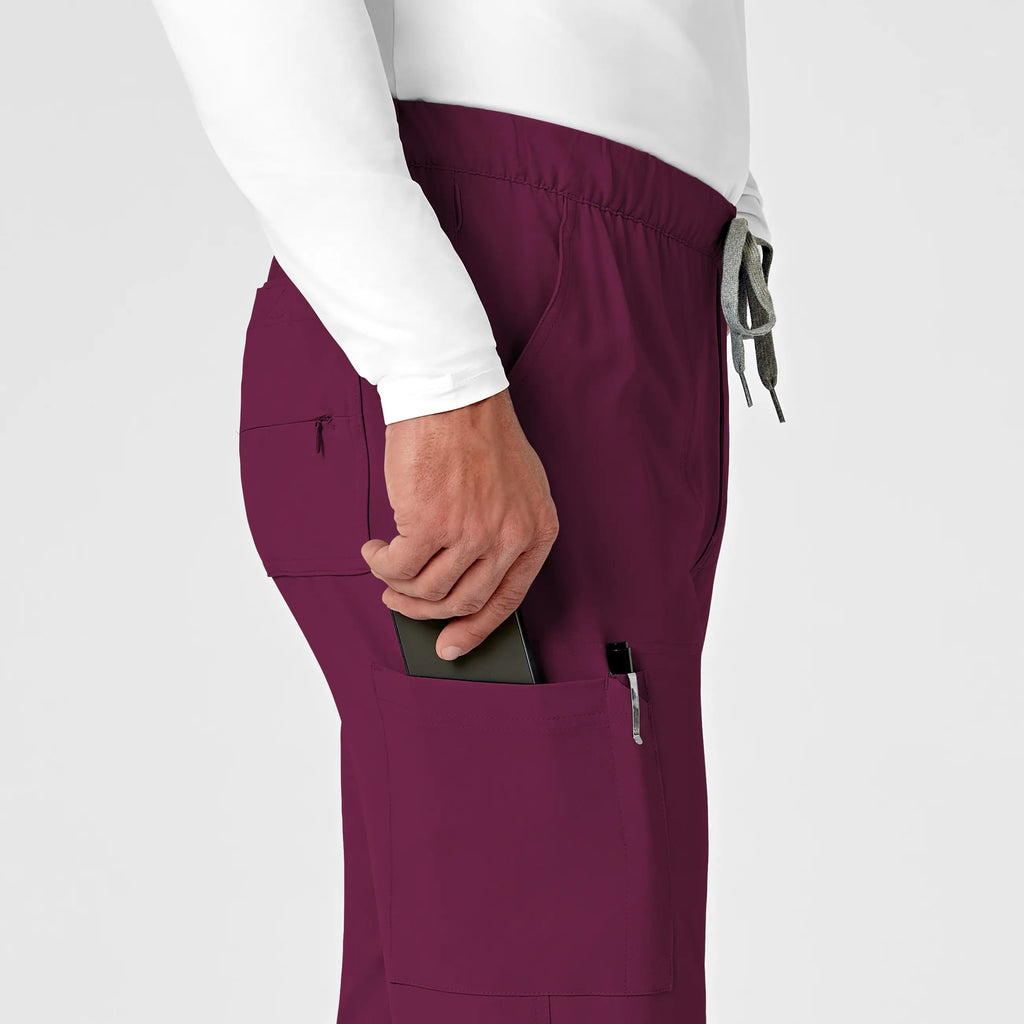 Wink Scrubs Men's Jogger Scrub Pant Wine | scrub-supply.com