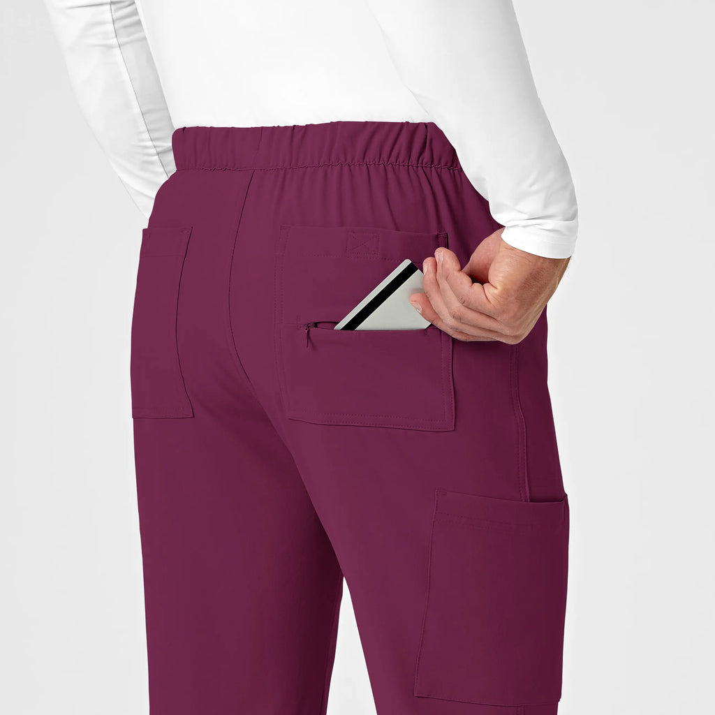 Wink Scrubs Men's Jogger Scrub Pant Wine | scrub-supply.com