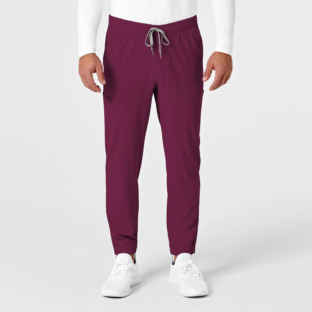 Wink Scrubs Men's Jogger Scrub Pant Wine | scrub-supply.com