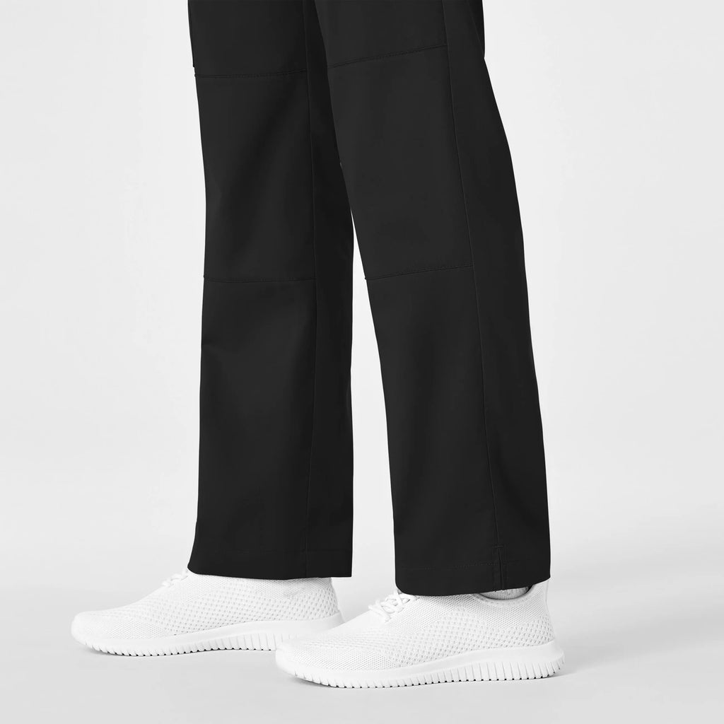 Wink Scrubs Women's Straight Leg Cargo Scrub Pant Black | scrub-supply.com