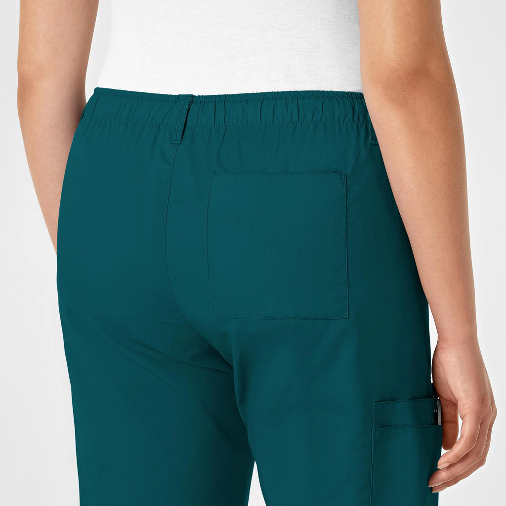 Wink Scrubs Women's Straight Leg Cargo Scrub Pant Caribbean Blue | scrub-supply.com