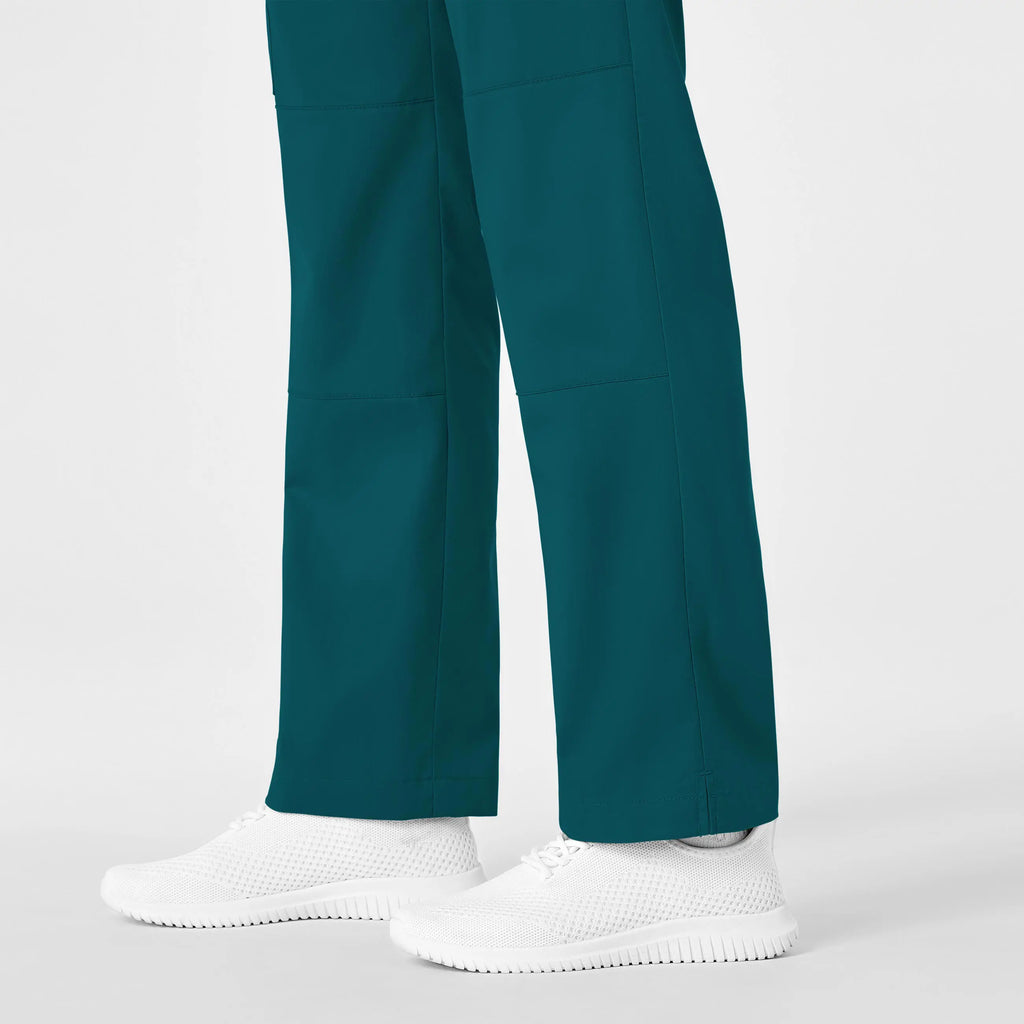 Wink Scrubs Women's Straight Leg Cargo Scrub Pant Caribbean Blue | scrub-supply.com