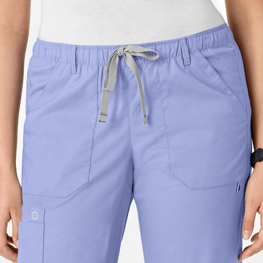 Wink Scrubs Women's Straight Leg Cargo Scrub Pant Ceil Blue | scrub-supply.com