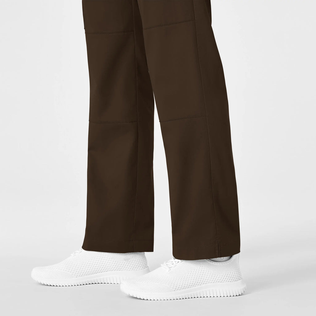 Wink Scrubs Women's Straight Leg Cargo Scrub Pant Chocolate | scrub-supply.com