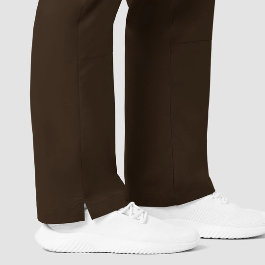 Wink Scrubs Women's Straight Leg Cargo Scrub Pant Chocolate | scrub-supply.com