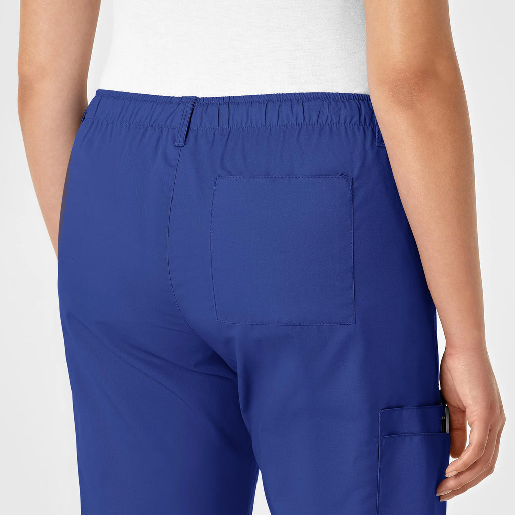 Wink Scrubs Women's Straight Leg Cargo Scrub Pant Galaxy Blue | scrub-supply.com