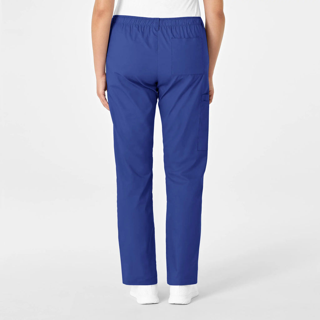 Wink Scrubs Women's Straight Leg Cargo Scrub Pant Galaxy Blue | scrub-supply.com