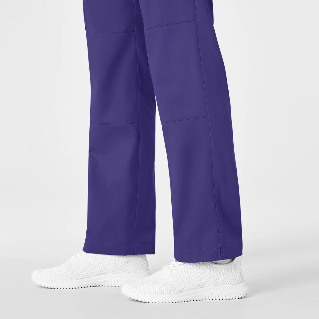 Wink Scrubs Women's Straight Leg Cargo Scrub Pant Grape | scrub-supply.com