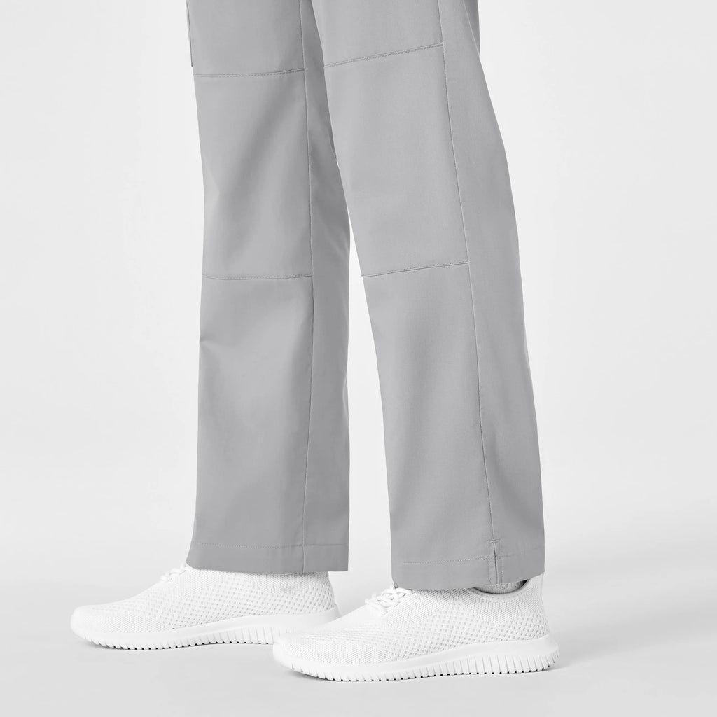 Wink Scrubs Women's Straight Leg Cargo Scrub Pant Grey | scrub-supply.com