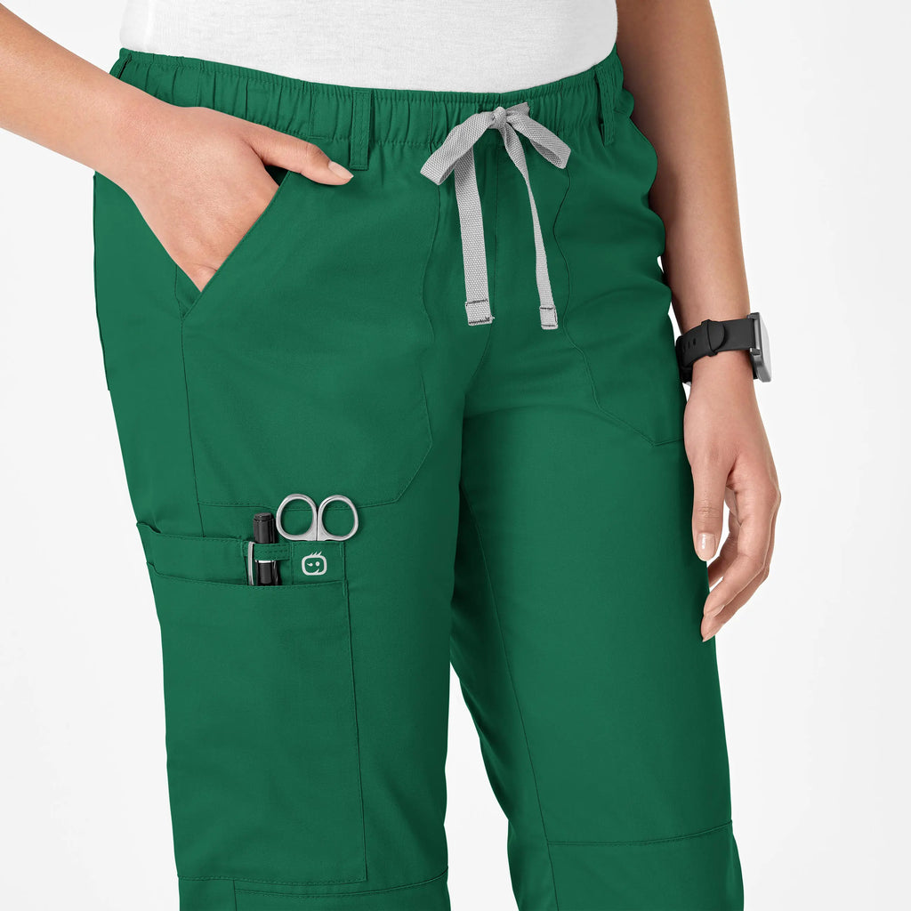 Wink Scrubs Women's Straight Leg Cargo Scrub Pant Hunter | scrub-supply.com