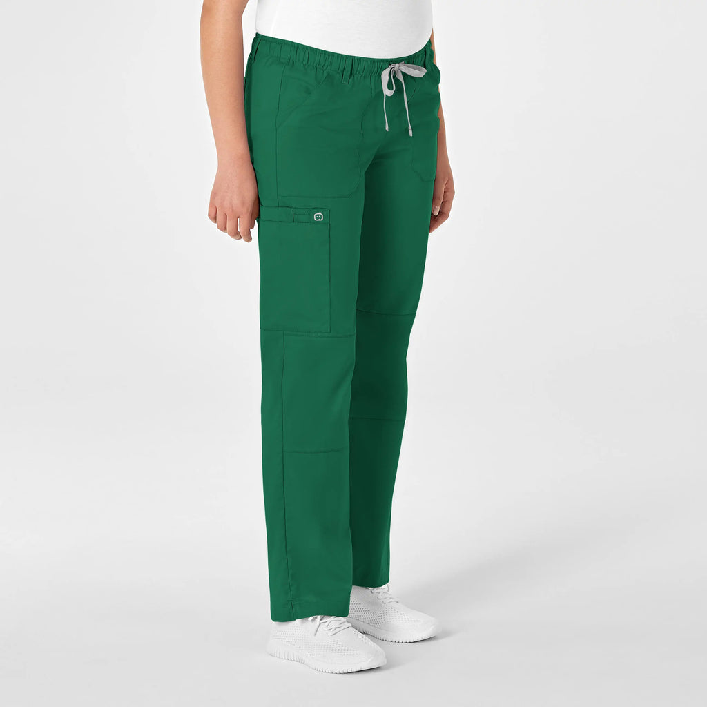 Wink Scrubs Women's Straight Leg Cargo Scrub Pant Hunter | scrub-supply.com