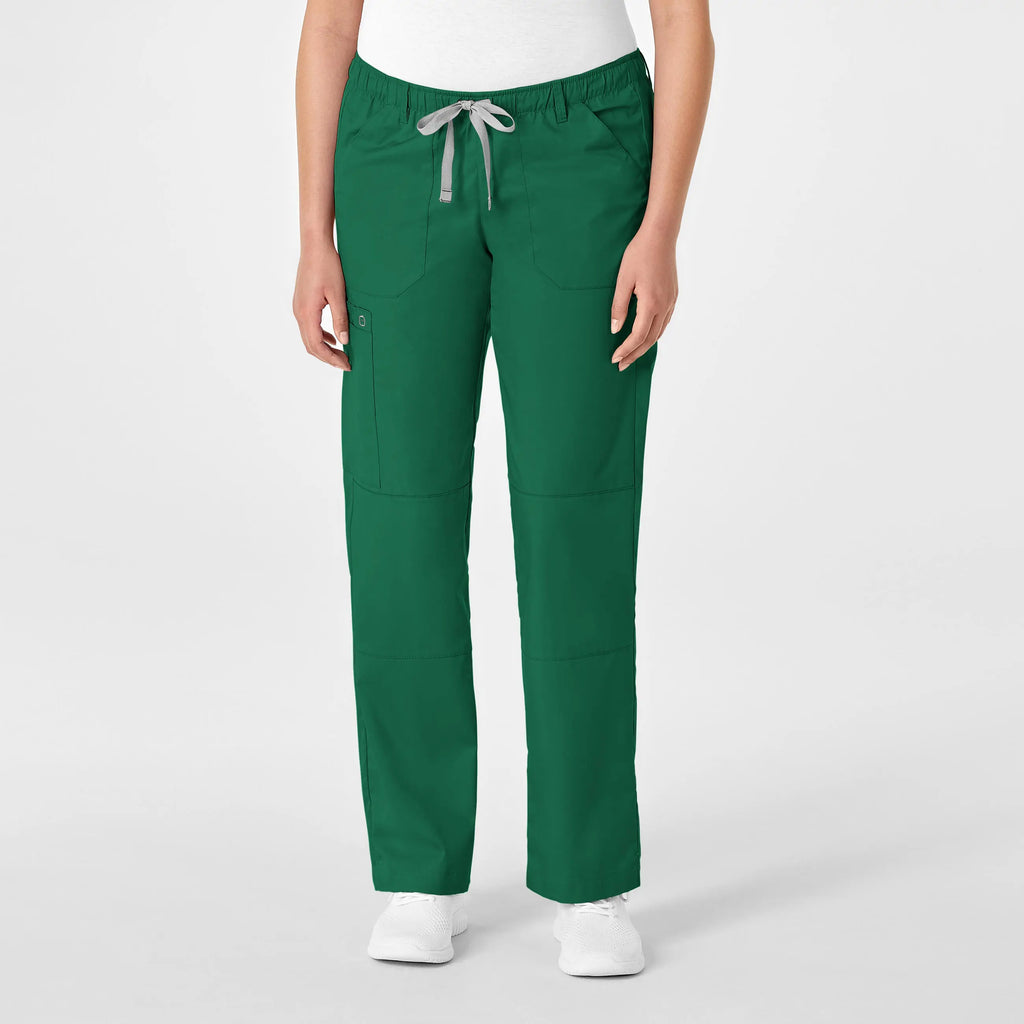 Wink Scrubs Women's Straight Leg Cargo Scrub Pant Hunter | scrub-supply.com