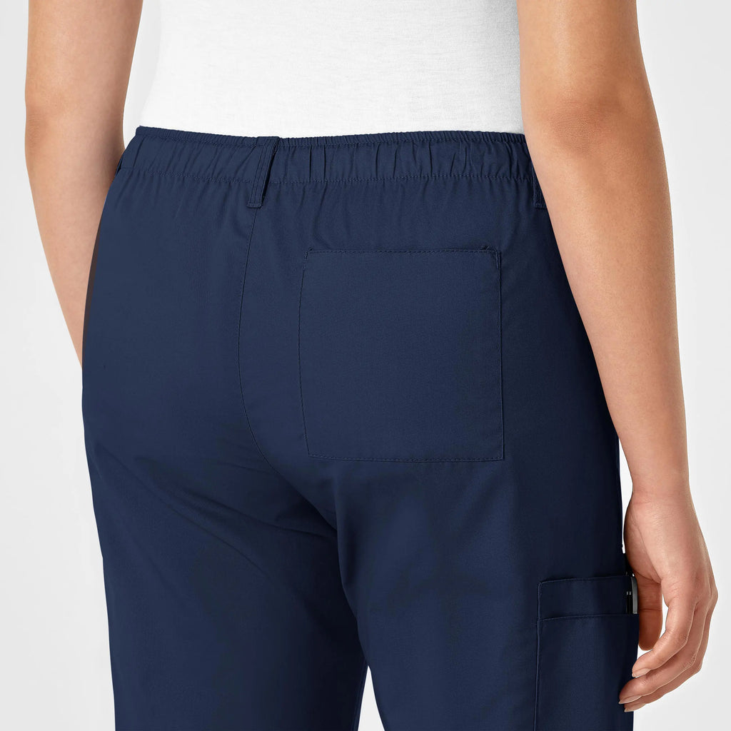 Wink Scrubs Women's Straight Leg Cargo Scrub Pant Navy | scrub-supply.com