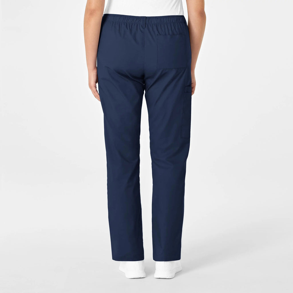 Wink Scrubs Women's Straight Leg Cargo Scrub Pant Navy | scrub-supply.com