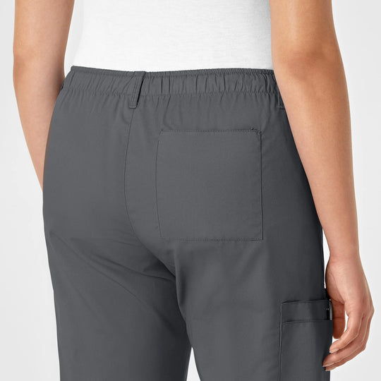 Wink Scrubs Women's Straight Leg Cargo Scrub Pant Pewter | scrub-supply.com