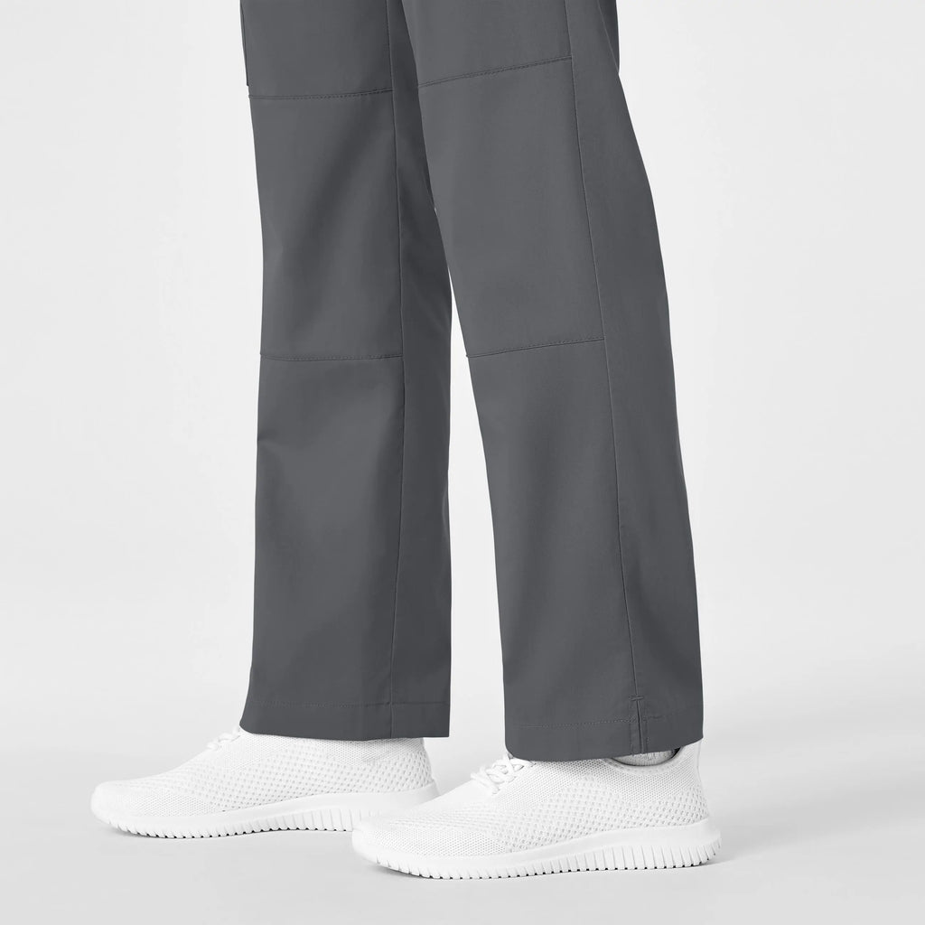 Wink Scrubs Women's Straight Leg Cargo Scrub Pant Pewter | scrub-supply.com