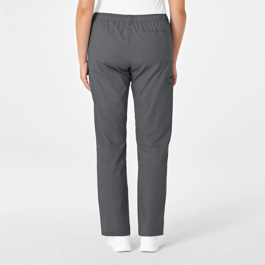 Wink Scrubs Women's Straight Leg Cargo Scrub Pant Pewter | scrub-supply.com