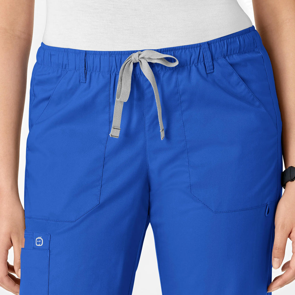 Wink Scrubs Women's Straight Leg Cargo Scrub Pant Royal Blue | scrub-supply.com