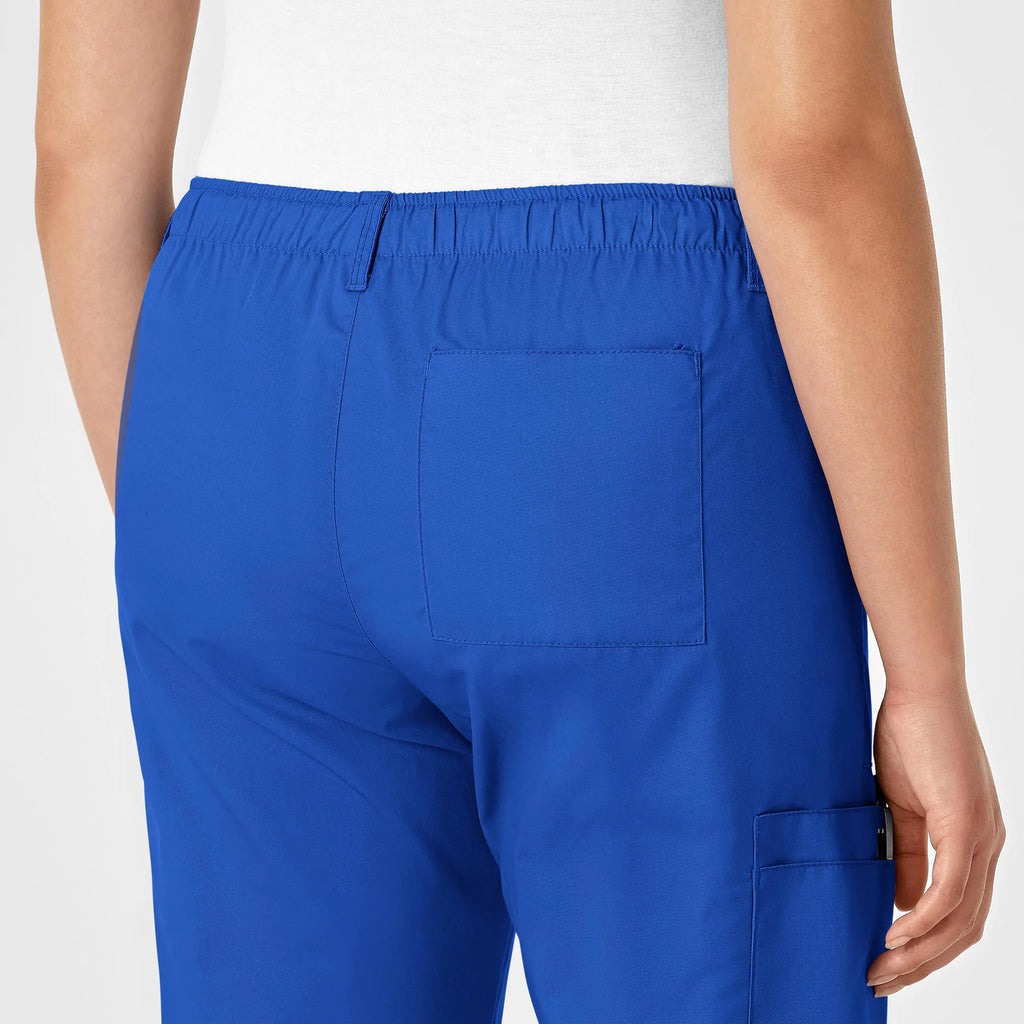 Wink Scrubs Women's Straight Leg Cargo Scrub Pant Royal Blue | scrub-supply.com