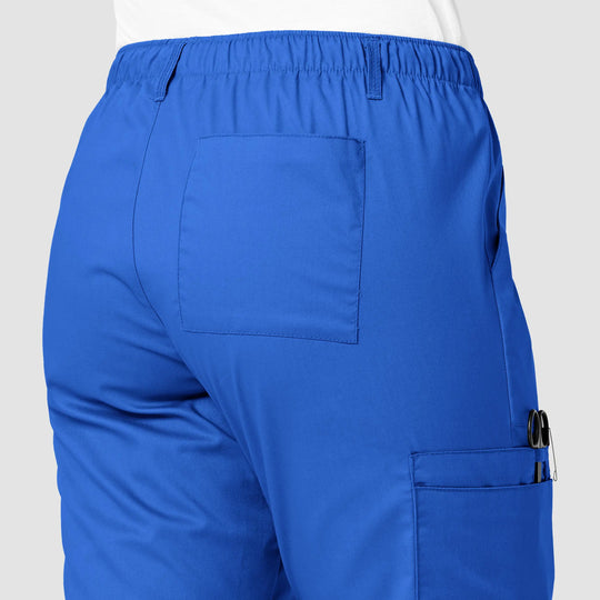 Wink Scrubs Women's Straight Leg Cargo Scrub Pant Royal Blue | scrub-supply.com