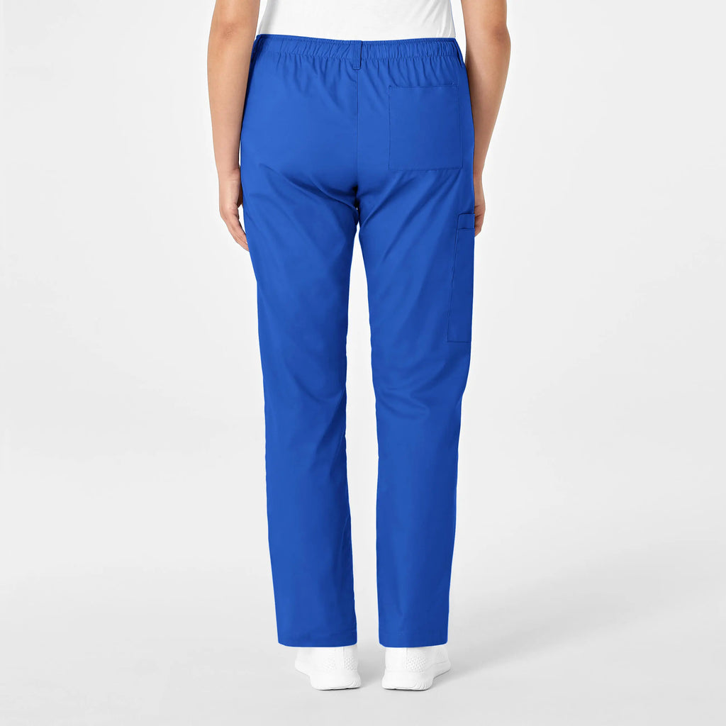 Wink Scrubs Women's Straight Leg Cargo Scrub Pant Royal Blue | scrub-supply.com