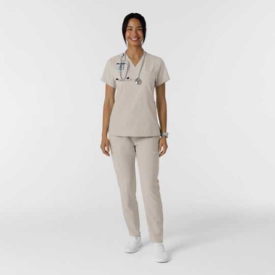 Wink Scrubs Women's Flex-n-Reach Track Scrub Pant Cloud | scrub-supply.com