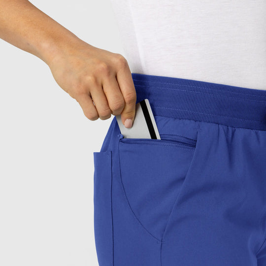 Wink Scrubs Women's Flex-n-Reach Track Scrub Pant Galaxy Blue | scrub-supply.com