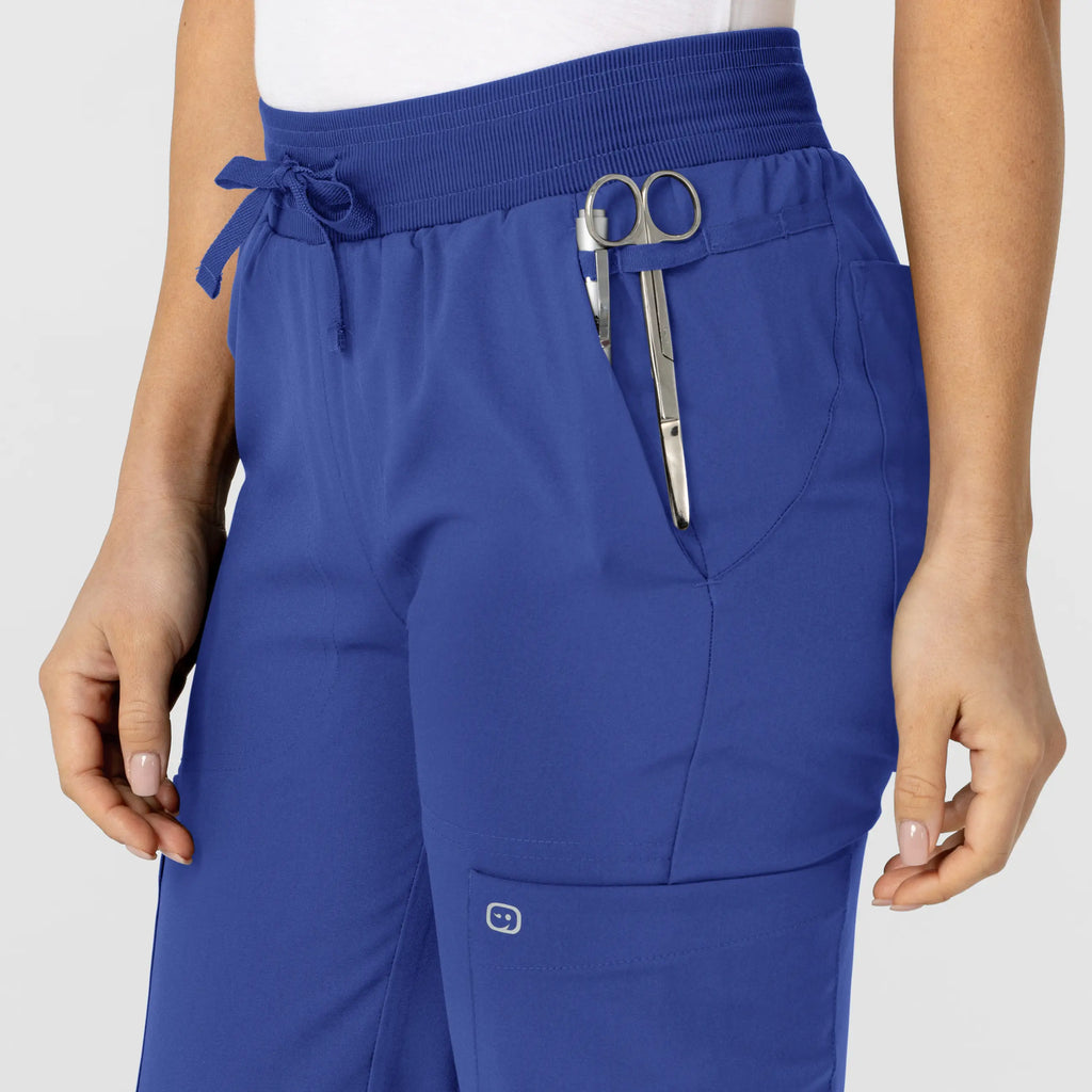 Wink Scrubs Women's Flex-n-Reach Track Scrub Pant Galaxy Blue | scrub-supply.com