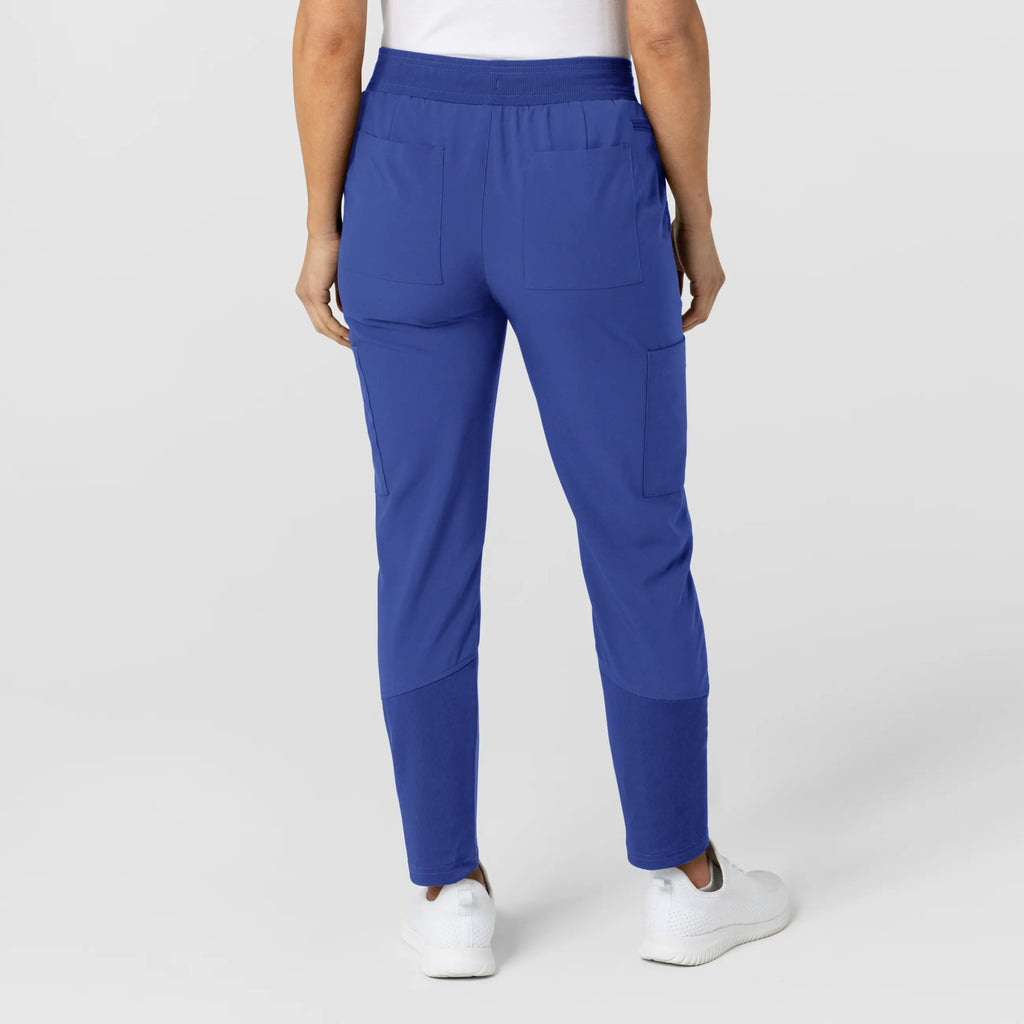Wink Scrubs Women's Flex-n-Reach Track Scrub Pant Galaxy Blue | scrub-supply.com
