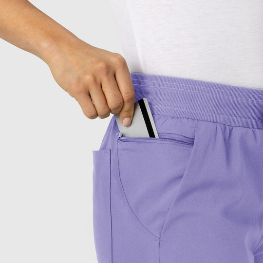 Wink Scrubs Women's Flex-n-Reach Track Scrub Pant Iris Purple | scrub-supply.com