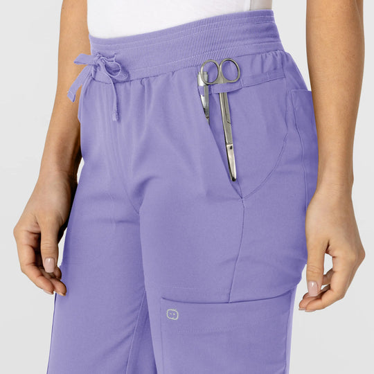 Wink Scrubs Women's Flex-n-Reach Track Scrub Pant Iris Purple | scrub-supply.com