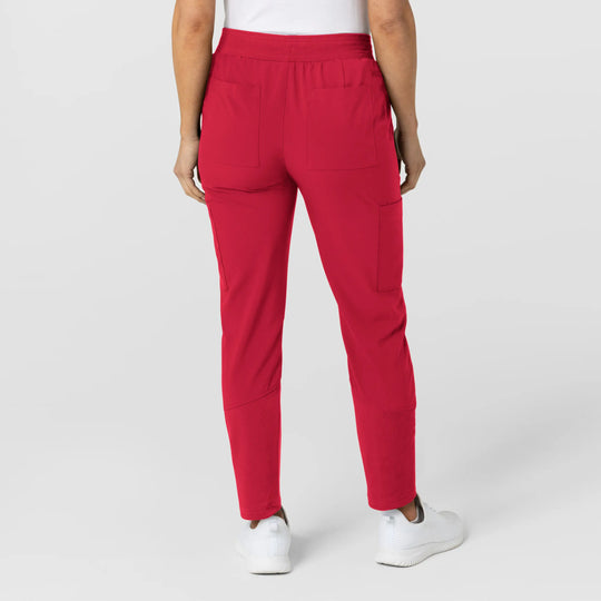 Wink Scrubs Women's Flex-n-Reach Track Scrub Pant Red | scrub-supply.com