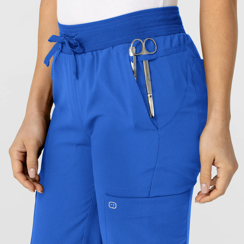 Wink Scrubs Women's Flex-n-Reach Track Scrub Pant Royal Blue | scrub-supply.com