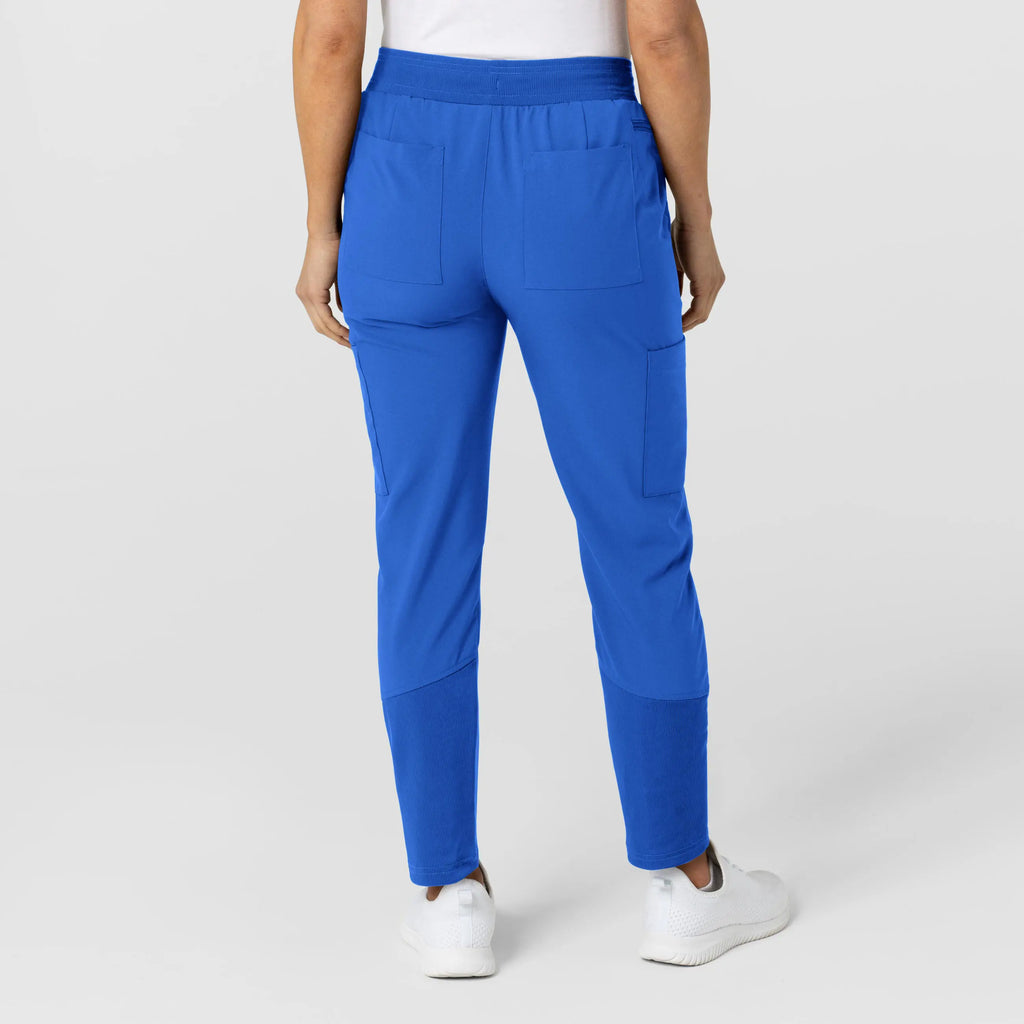 Wink Scrubs Women's Flex-n-Reach Track Scrub Pant Royal Blue | scrub-supply.com