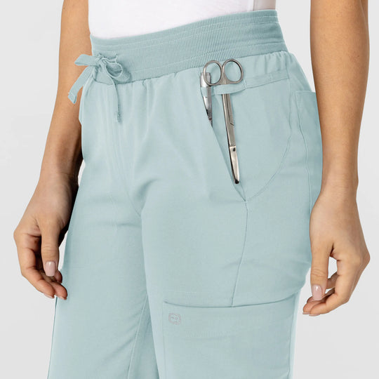 Wink Scrubs Women's Flex-n-Reach Track Scrub Pant Sky Blue | scrub-supply.com