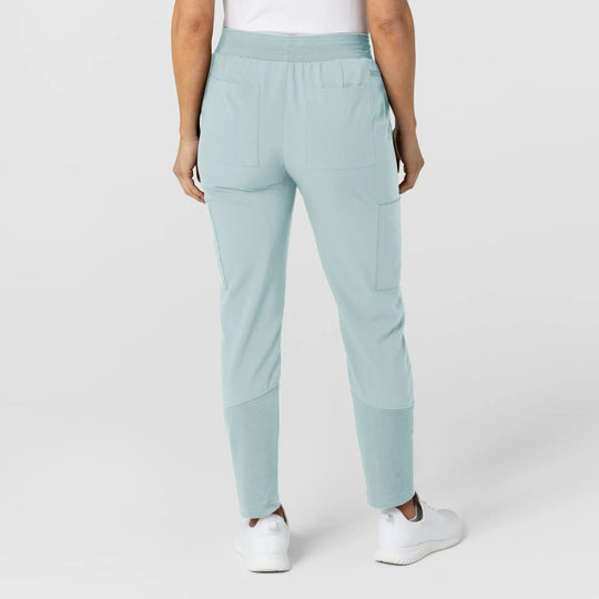 Wink Scrubs Women's Flex-n-Reach Track Scrub Pant Sky Blue | scrub-supply.com