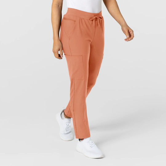 Wink Scrubs Women's Flex-n-Reach Track Scrub Pant Terracotta | scrub-supply.com