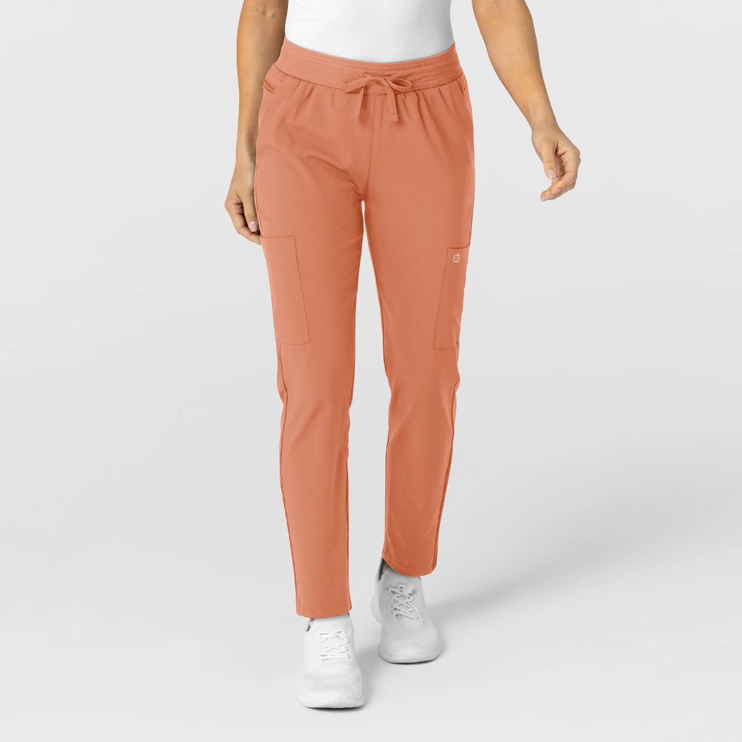 Wink Scrubs Women's Flex-n-Reach Track Scrub Pant Terracotta | scrub-supply.com