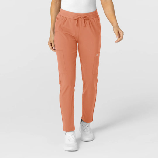 Wink Scrubs Women's Flex-n-Reach Track Scrub Pant Terracotta | scrub-supply.com