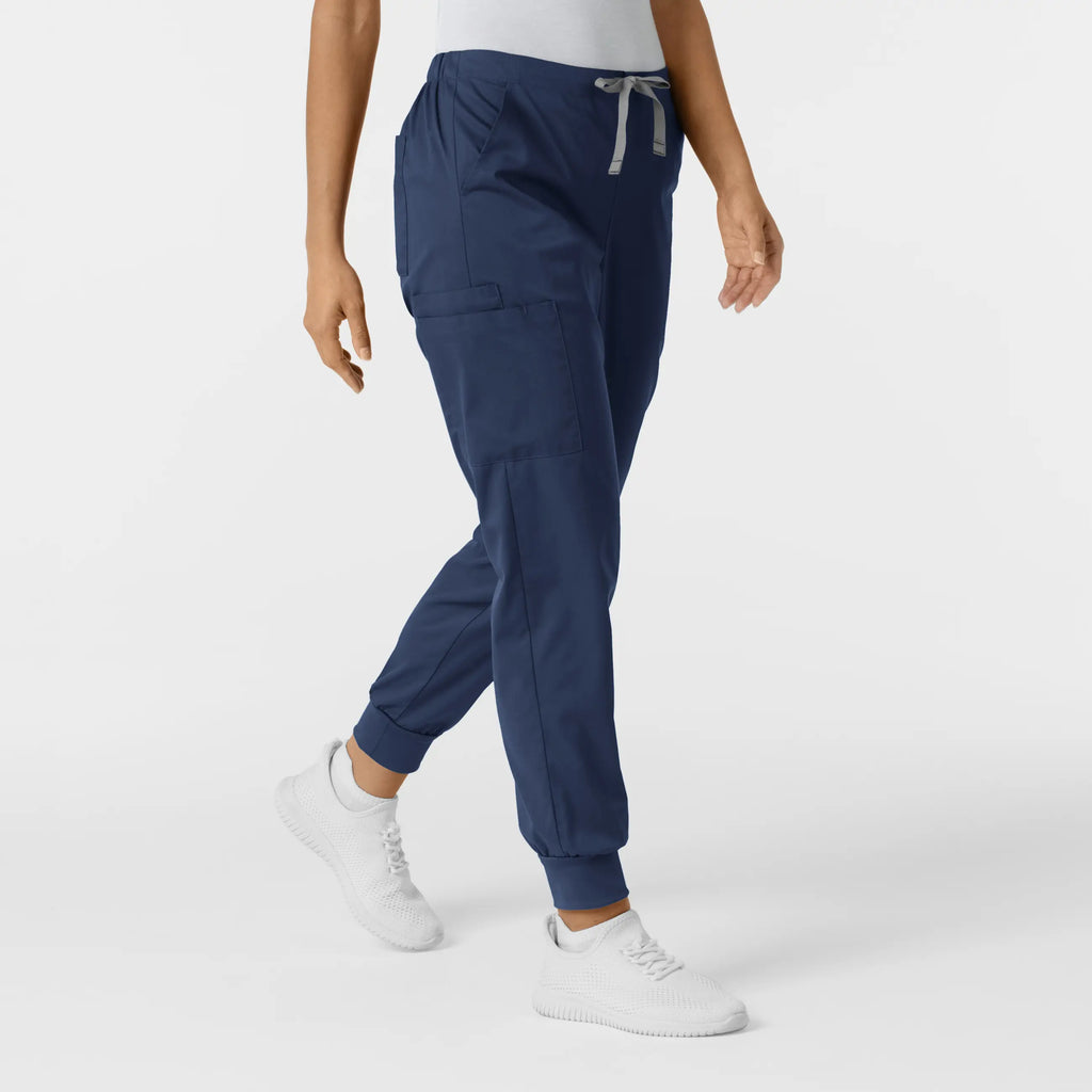 Wink Scrubs Women's Cargo Jogger Scrub Pant Navy | scrub-supply.com